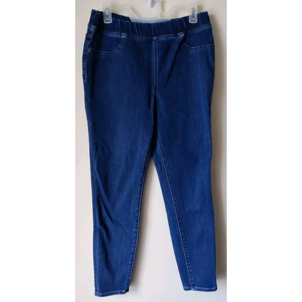 Madewell Roadtripper Pull On Jegging Medium Wash Blue Denim Sz 30 Elastic Waist